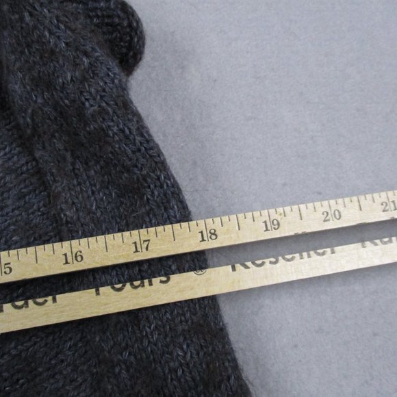 White Stuff Vest Womens 10 Gray Wool Alpaca Blend Sweater Knit Pockets - Picture 3 of 10